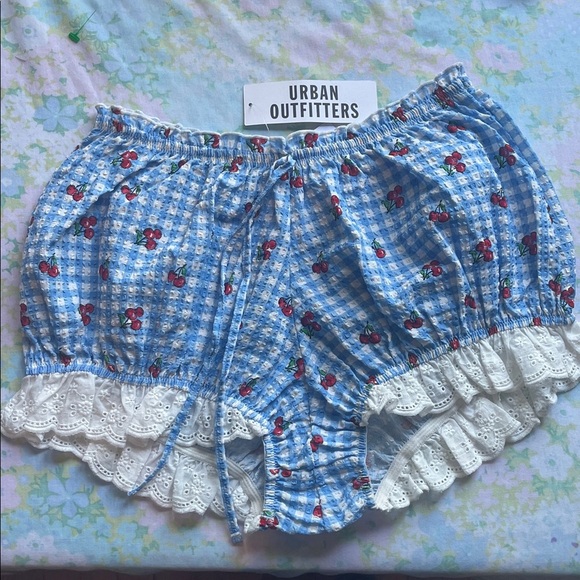 NWT Urban Outfitters | Out From Under Pin Up Picnic Bloomer Short XS Cherries - Picture 5 of 8